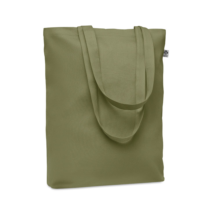 Shopper in tela 270gr green item picture front