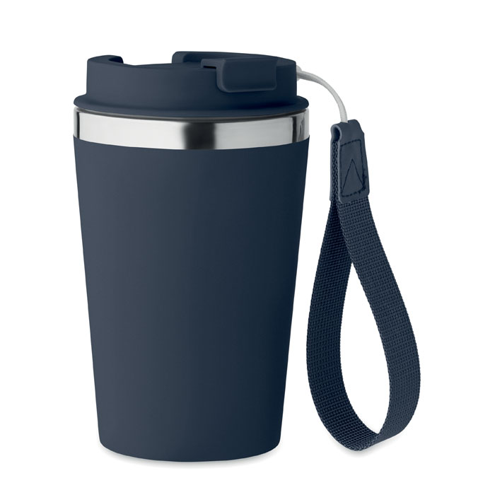 Double wall tumbler 350 ml Francese Navy item picture front