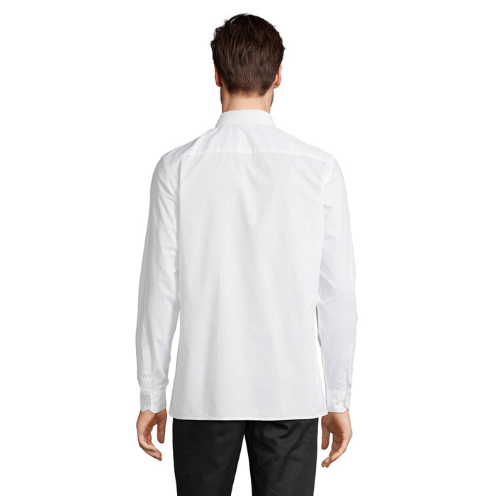 BAILEY MEN POPLIN SHIRT Bianco item picture back
