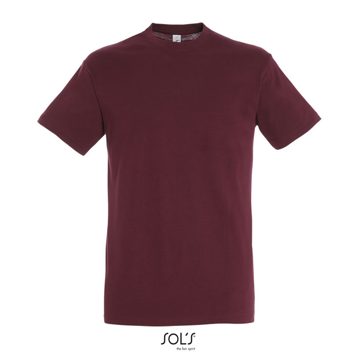 REGENT UNISEX T-SHIRT 150g Burgundy item picture front