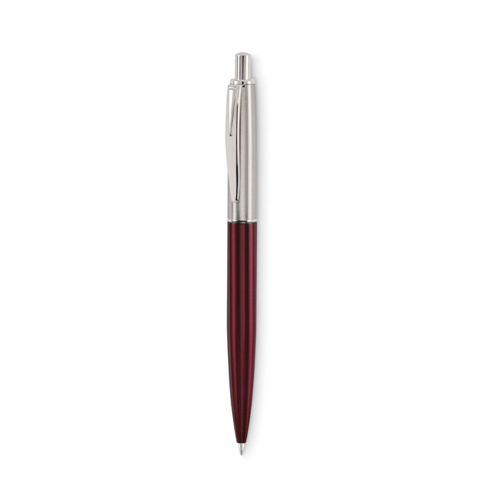 Penna a pulsante in confezione Borgogna item picture 1
