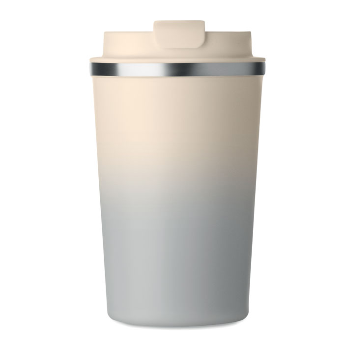 Bicchiere doppio strato 350 ml Grigio item picture open
