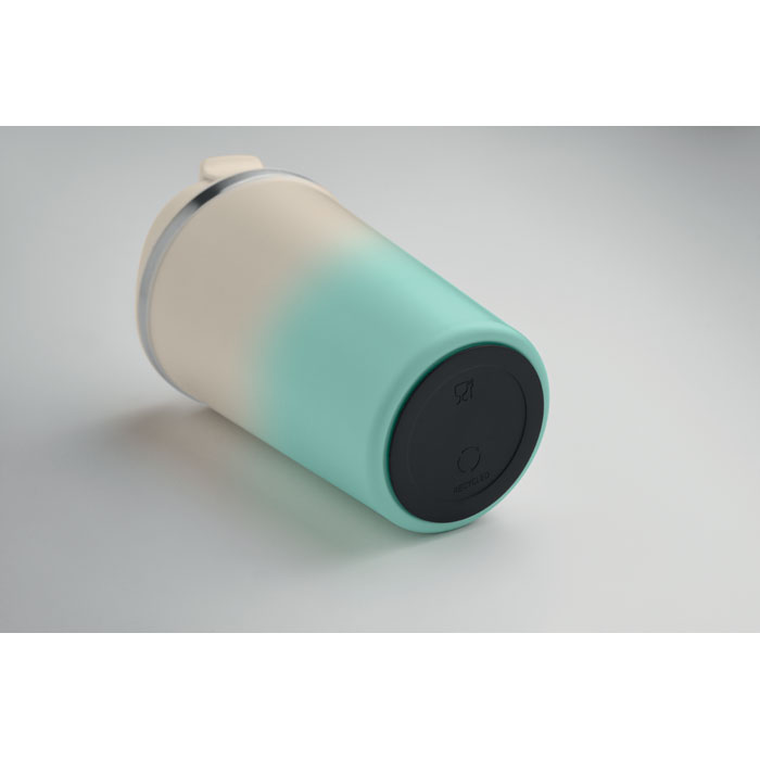 Bicchiere doppio strato 350 ml Verde Menta item picture 6