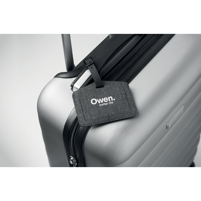 Anti-loss finder luggage tag Nero item picture open