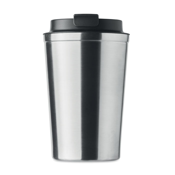 Double wall tumbler 350 ml Argento Opaco item picture side