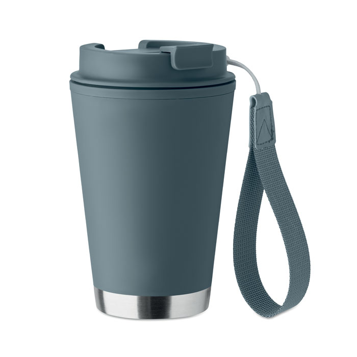 Bicchiere a doppio strato. 300 ml. Petrolio item picture front