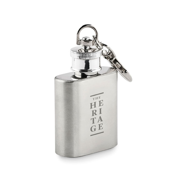 Hipflask key ring Argento item picture printed
