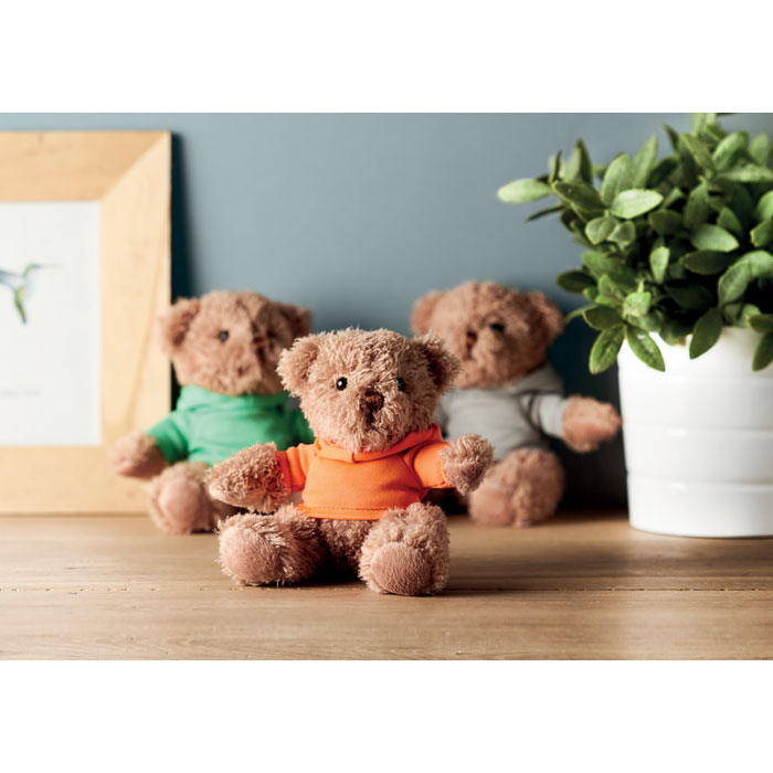 Teddy bear plus with hoodie Arancio item ambiant picture