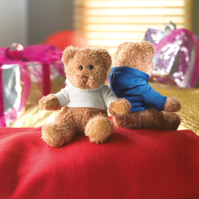 Teddy bear plus with hoodie Bianco item ambiant picture