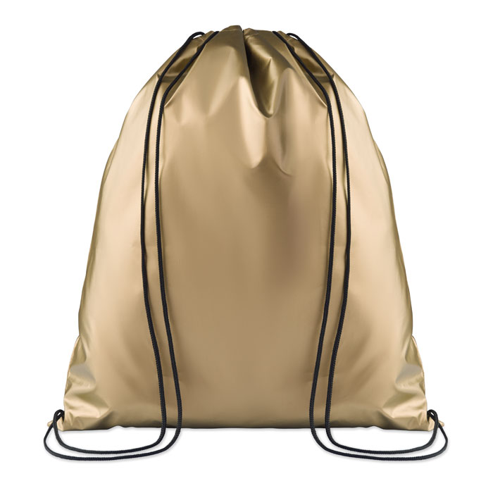Sacca con laminatura metallica gold item picture front