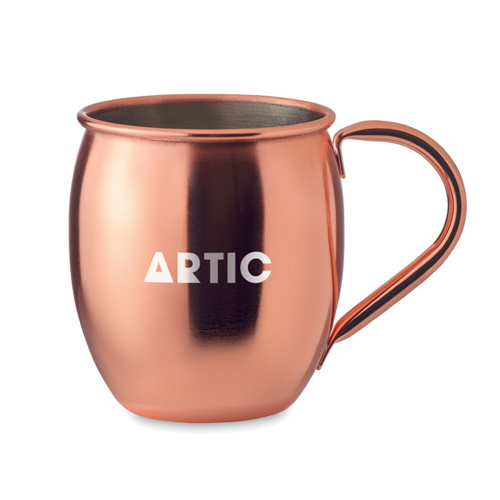 Tazza cocktail in rame 400 ml matt gold item picture printed