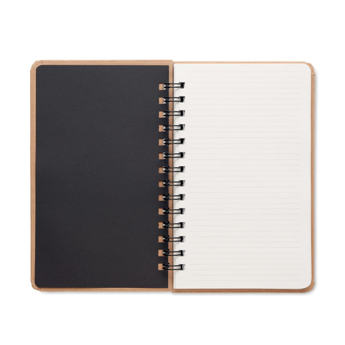 Notebook in legno di pino Beige item picture open