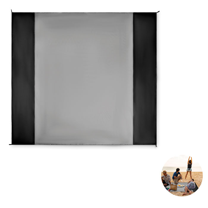 Tappetino da spiaggia leggero Nero item picture front
