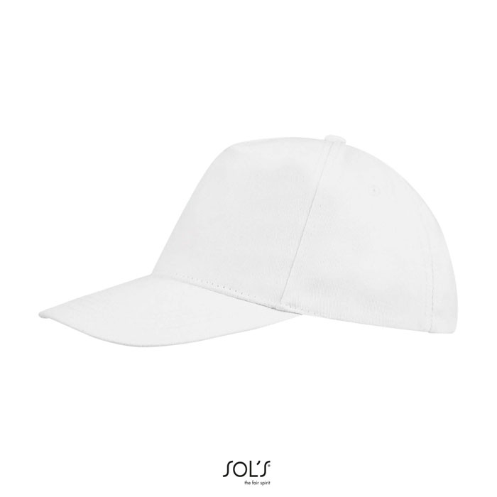 BUZZ FIVE PANEL CAP Bianco item picture side