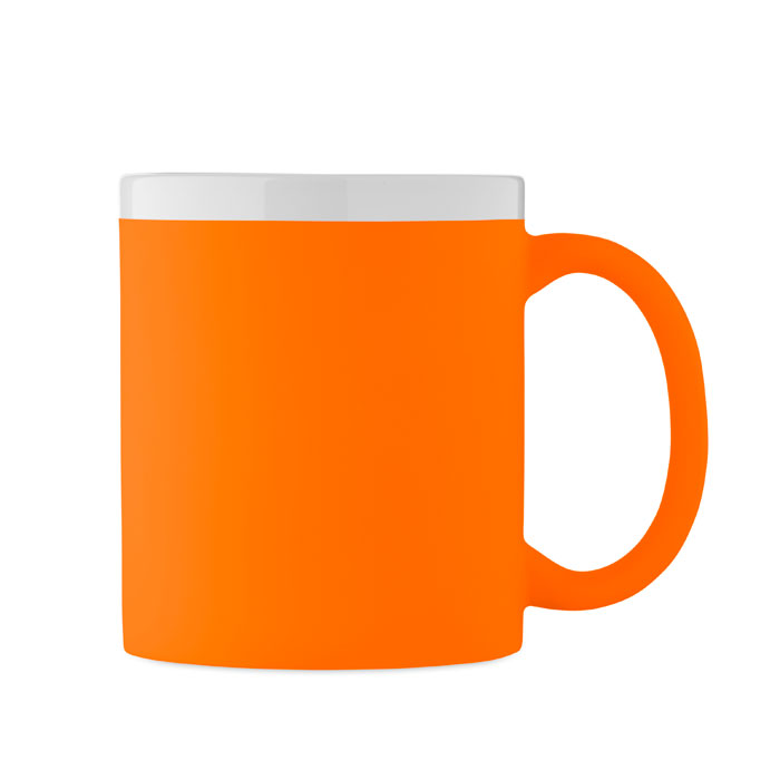 Ceramic mug 300ml Arancio Neon item picture back
