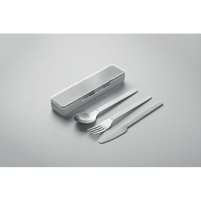 Set posate in acciaio inox Grigio item detail picture