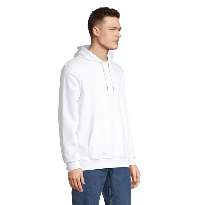 CONSTELLATION HOOD SWEAT Bianco item picture side