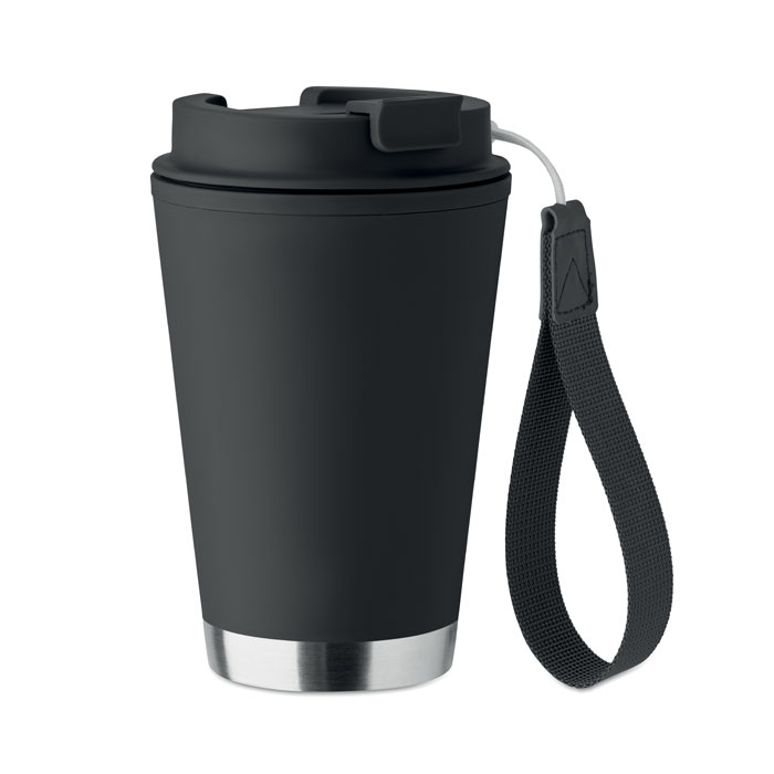 Bicchiere a doppio strato. 300 ml. Nero item picture front
