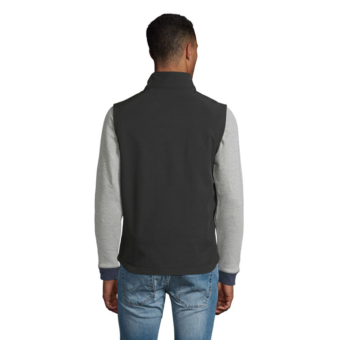 RACE BW MEN SOFTSHELL Nero item picture back