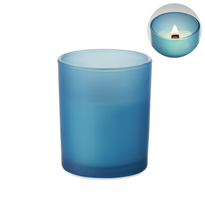 Plant based wax candle 80 gr Blu item picture 3