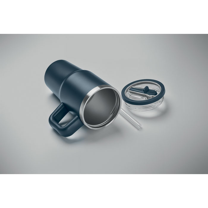 Bicchiere doppio strato. 500ml Francese Navy item picture open