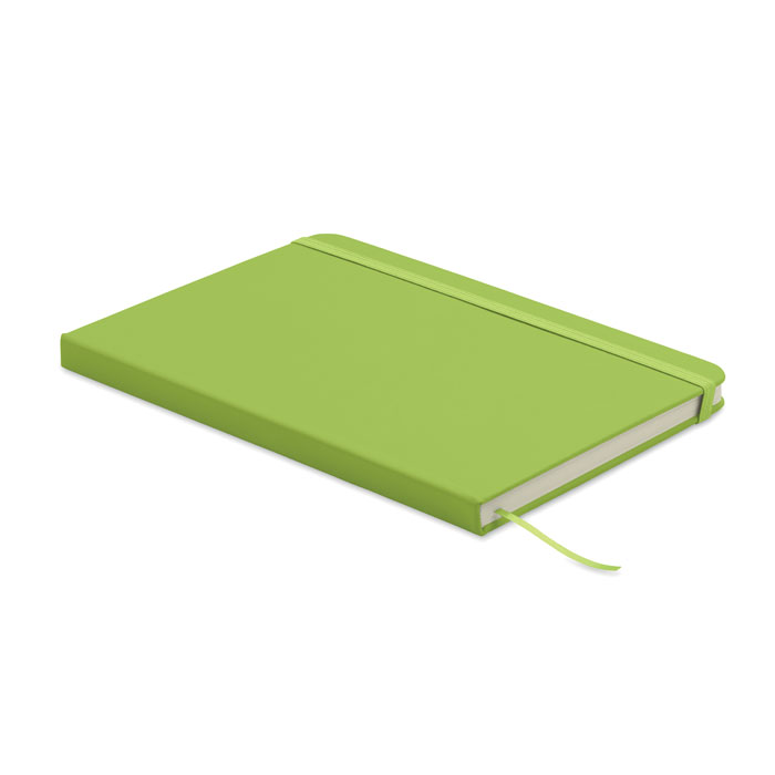 Notebook A5 in PU riciclato Lime item picture front