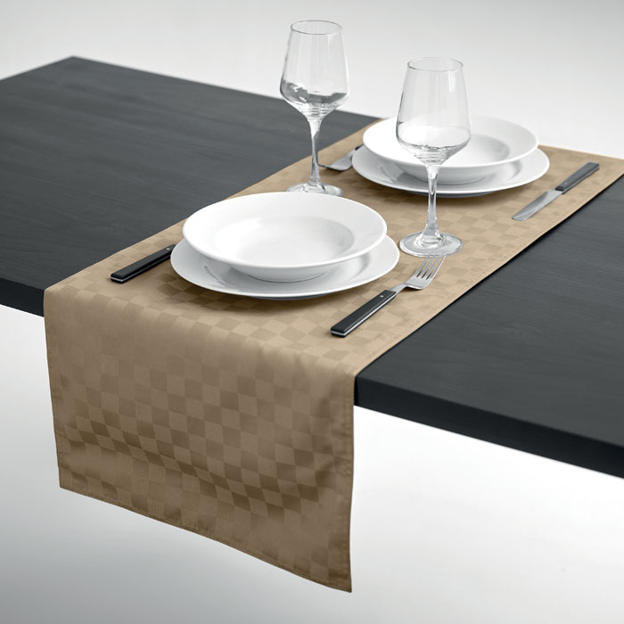 Table runner in polyester Cachi item detail picture