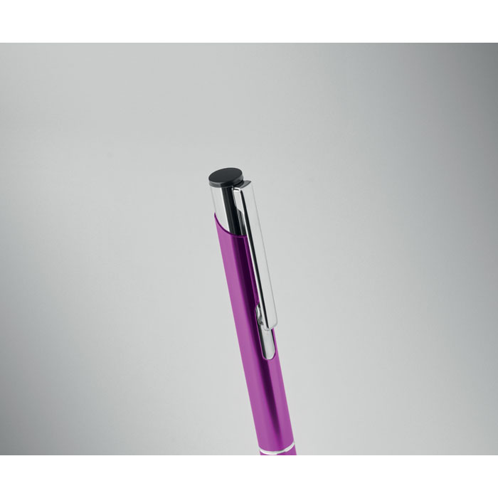 Penna a sfera in alluminio Fucsia item detail picture