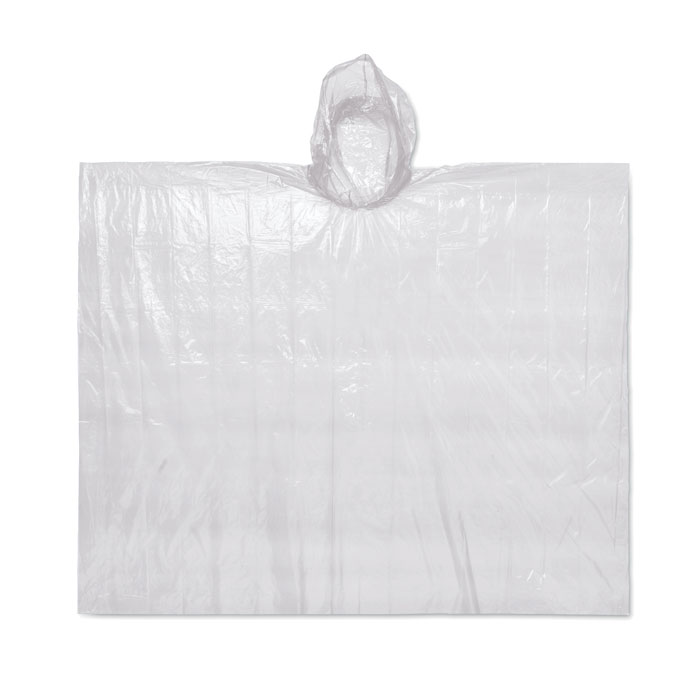 Poncho pieghevole in polybag Trasparente item picture side