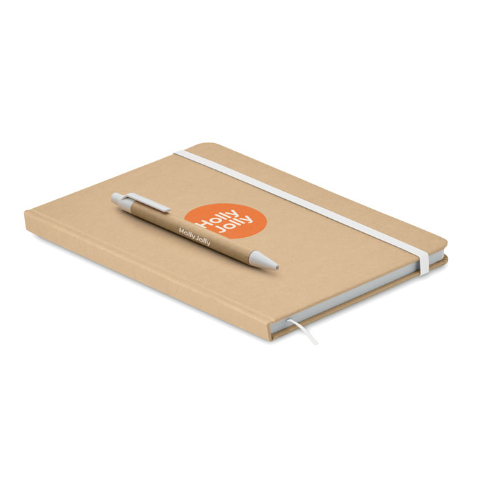 A5 notebook in recycled carton Bianco item picture printed