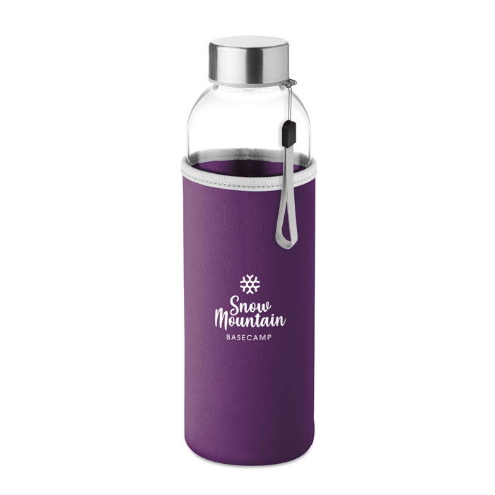 Glass bottle 500ml Viola item picture printed