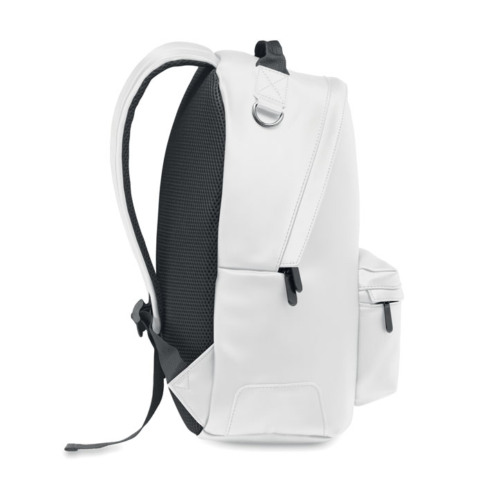 Laptop 15" soft PU backpack Bianco item picture 2
