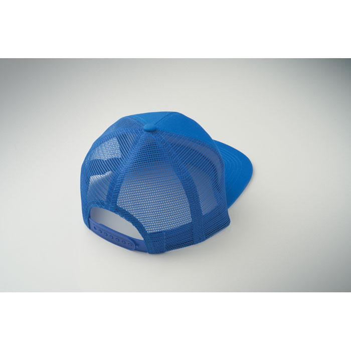 7 panel flat visor cap Blu Royal item ambiant picture