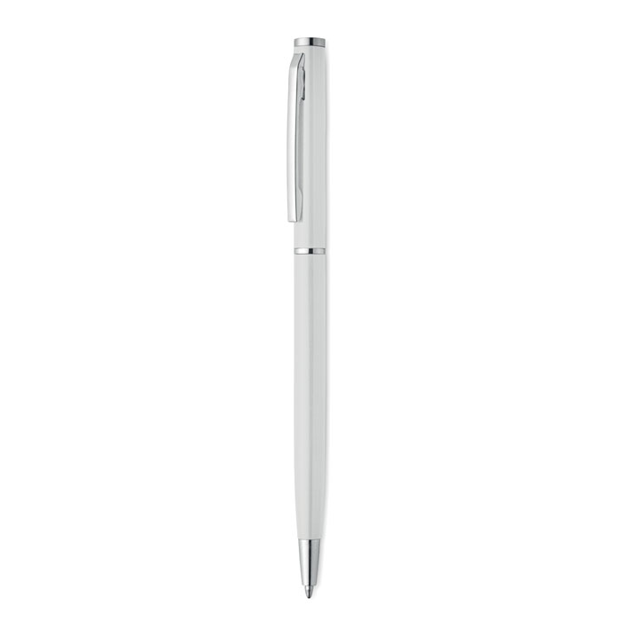 Penna a sfera in alluminio Bianco item picture front
