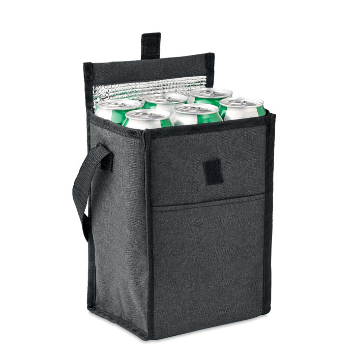 600D RPET insulated lunch bag Nero item picture side