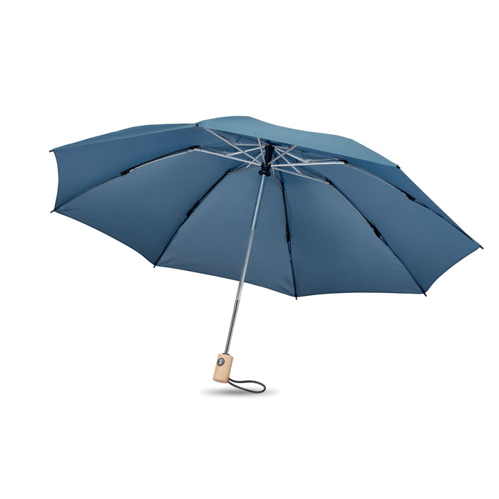 23 inch 190T RPET umbrella Blu item picture side