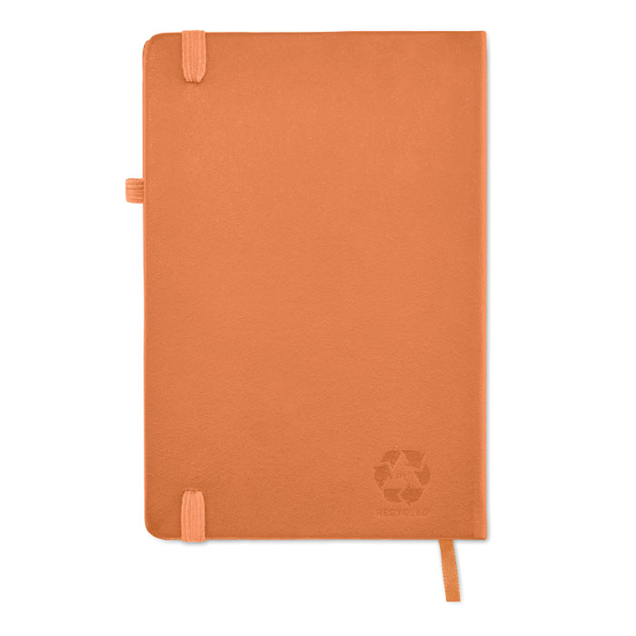 Recycled Leather A5 notebook Arancio item picture 7