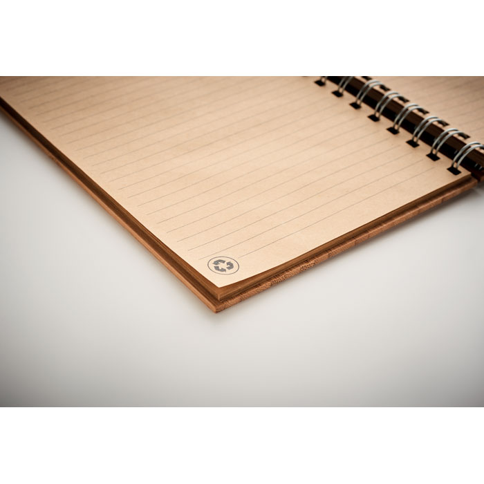 Notebook A5 in bamboo rilegato wood item detail picture