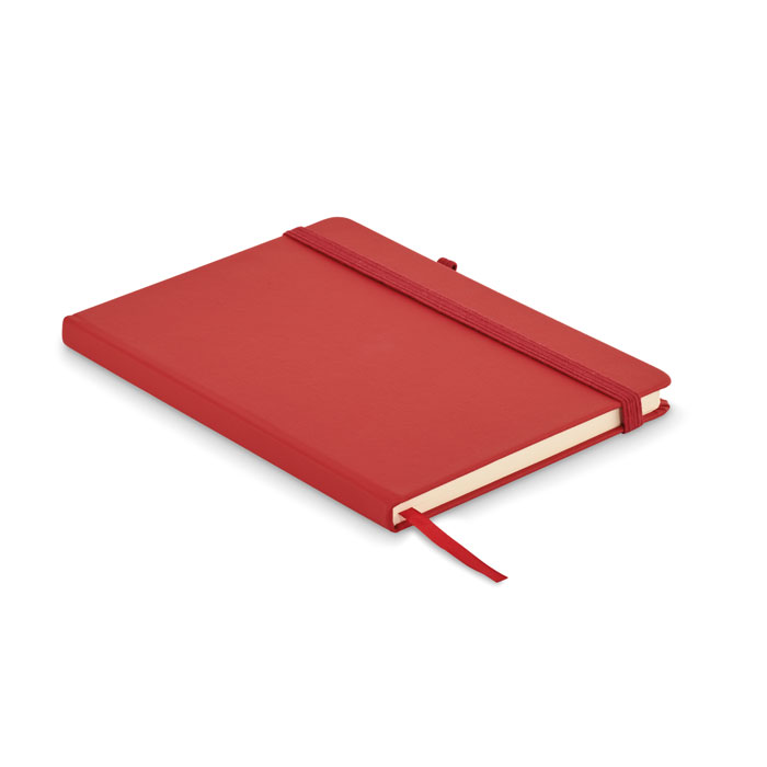 Notebook A5 in PU riciclato Rosso item picture front
