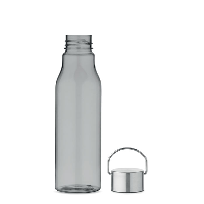 RPET bottle with PP lid 600 ml Grigio Trasparente item picture back