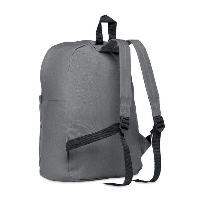 600D polyester backpack Grigio Pietra item picture back