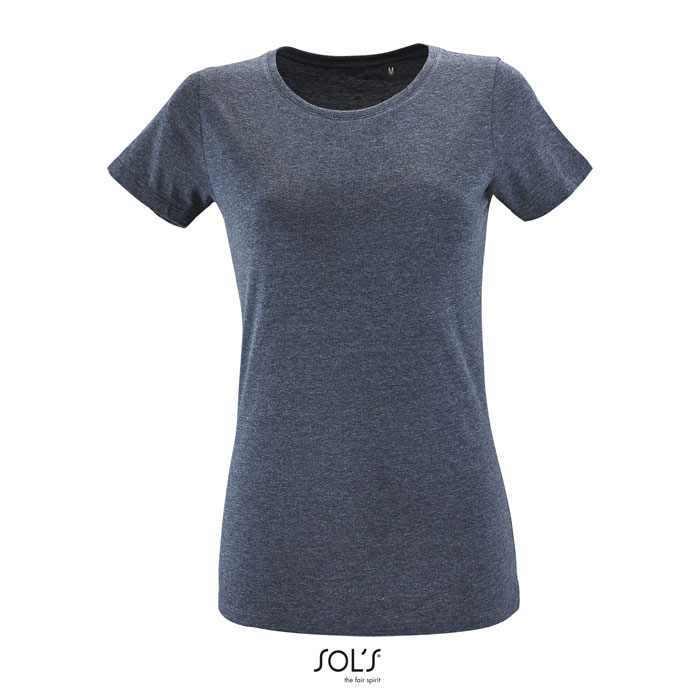REGENT F WOMEN T-SHIRT 150g heather denim item picture front