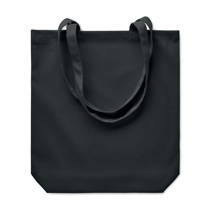 Shopper in tela 270 gr/m² black item picture front