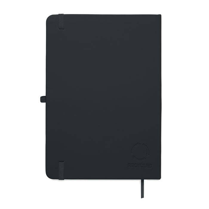 Set notebook A5 in PU Nero item picture open