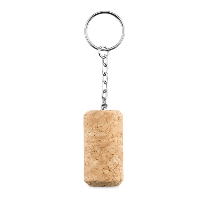 Wine cork key ring Beige item picture front