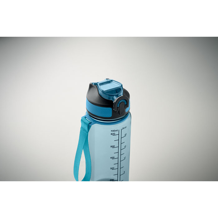 Bottiglia sport 700ml Azzurro Chiaro Trasparente item picture open