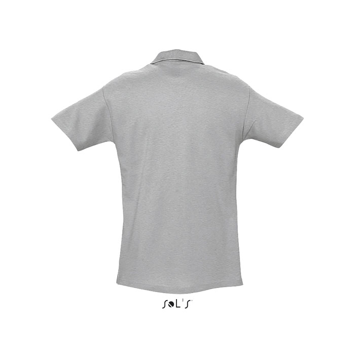 Polo PRIMAVERA II UOMO 210g Grigio Melange 2 item picture back