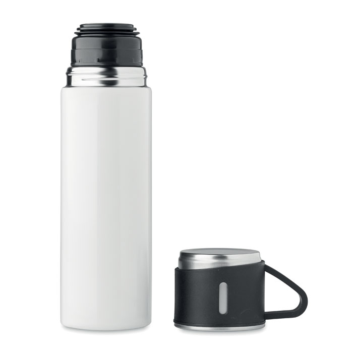 Double wall bottle 420 ml Bianco item picture top