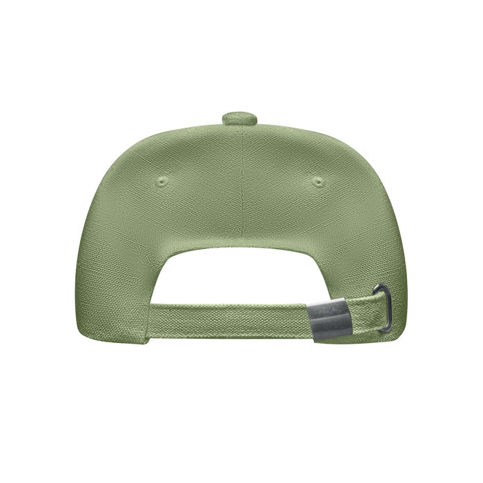 Hemp baseball cap 370 gr/m² Verde item picture back