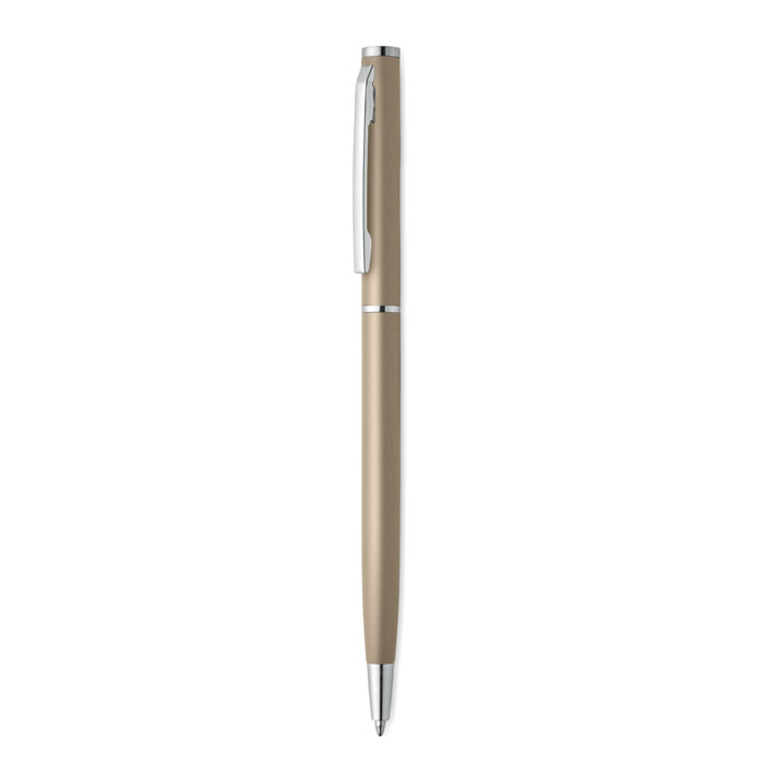 Penna a sfera in alluminio Champagne item picture front
